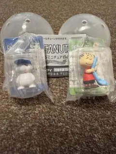 PEANUTS スヌーピー パッケージミニチュアコレクション　2個セット