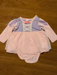 ラプンツェル　ワンピ　ドレス　ディズニー　サイズ80