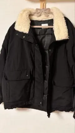 【良品】ボア襟付きアウター　ジャケット