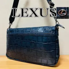 【希少】LEXUS/レクサス/2WAY/ショルダーバッグ/ウエストバッグ/クロコのサムネイル