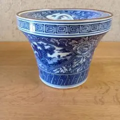 静山　青華廣口水指　B30 静山 青華廣口水指 B30 - メルカリ