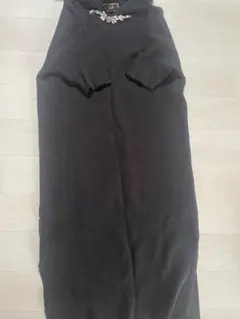 半袖ニットワンピース