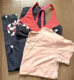 ROXY ヨガ トレーニング ウェア セットアップ Tシャツ まとめ売りのサムネイル