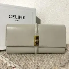 CELINE セリーヌ セーズ 長財布 ラージウォレット オフホワイトのサムネイル