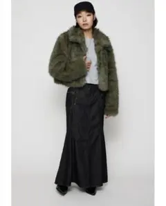 LAGUA GEM POCKET POINT FAUX FUR コート