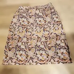 ELLE PLANETE ペイズリー柄スカート