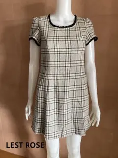 レストローズ　チェックワンピース