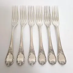 美品 希少 クリストフル マルリー サラダフォーク 6点 美品 希少 クリストフル マルリー サラダフォーク 6点 - メルカリ