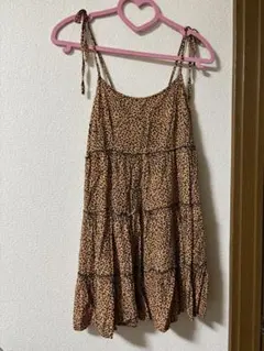 SHEIN ヒョウ柄　レオパード　キャミワンピース　Mサイズ