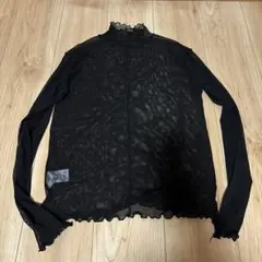 INGNI シースルートップス ブラック 長袖 M