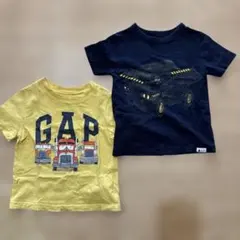 GAP 働く車　Ｔシャツセット　2Ｔ　90