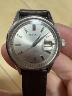 希少　美品　SEIKO 自動巻き　レディース　デイト　腕時計　17石