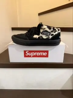 値下げ！30cm Supreme VANS Leopard Half Cab