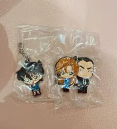 名探偵コナン カプセルラバーマスコット 江戸川コナン 萩原千速 横溝重悟