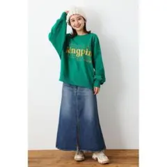 新品　RODEO CROWNS フロントスリットデニムスカート