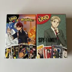 マクド ハッピーセット UNO SPY×FAMILY 僕のヒーローアカデミア