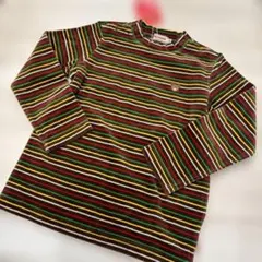 ミキハウス ストライプ 長袖カットソー 110