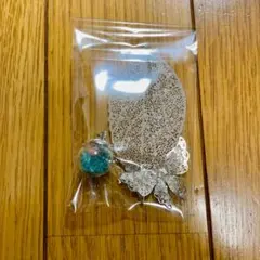 しおり 金属製 葉っぱ ブックマーク 3D バタフライペンダント ハンドメイド