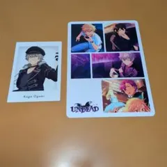あんスタ【UNDEAD】「アニメイト特典プロフカード」「大神晃牙ぱしゃっつ」