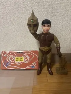 ハンサムタロウエム　スペクトルマン　インディーズソフビ　希少　極美品 ハンサムタロウエム スペクトルマン インディーズソフビ 希少 極美品
