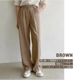 セールピンタックワイドスラックスのサムネイル
