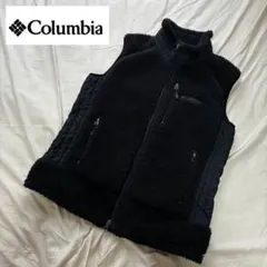 Columbia コロンビア ボアフリース ベスト M ブラック