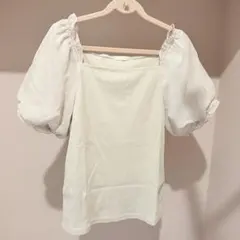 GU ジーユー 半袖 トップス パフスリーブ