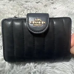 COACH ブラック 二つ折り財布