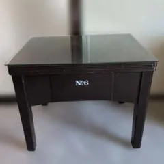 ブロカントビィンテージ　イギリスダークブラウン サイドテーブル No.6