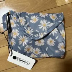 LeSportsac レスポートサック　エコバッグ　ポーチ付き❗️花柄　新品　①のサムネイル