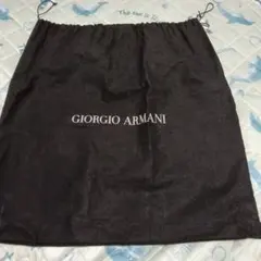 Giorgio Armani 黒巾着バッグ 49✕47cmのサムネイル