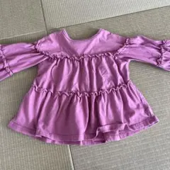 ペアマノン　ピンクフリル長袖　100センチ