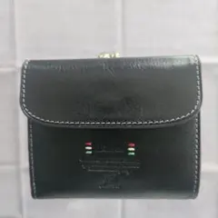 【新品未使用】ダコタ　トリコローレ　　がま口　レザー　二つ折り財布