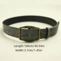 ウエスタンベルト y2k アメカジ 古着 グランジ シティボーイアンティーク風