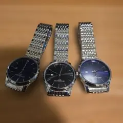 ONTHEEDGE 1853 メンズ 腕時計 3本セット