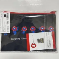 新品未開封　万博　ミャクミャク　EXPO2025 　ポーチ 収納　黒　ブラック