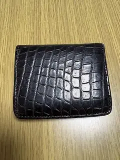極美品 ワイルドスワンズ ARTHUR クロコ アッシュグレイ - メルカリ