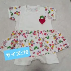はらぺこあおむしロンパース・カバーオール サイズ70
