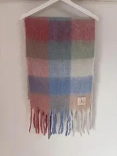 チェック柄マフラー マルチカラー