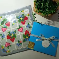 【FEILER フェイラー】 ストロベリーフィールドプティ柄 ハンカチ ギフト