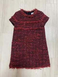 Zara Girls ツイードワンピース 128cm