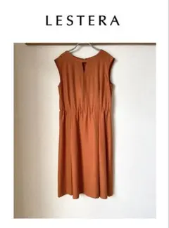 素敵♡LESTERA レステラ＊オレンジワンピース＊日本製のサムネイル