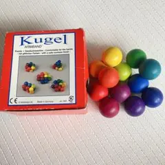 グリムス　クーゲルン　木製ラトル　kugeln 知育のサムネイル