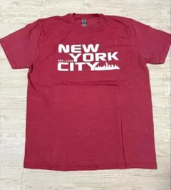 【US古着】GILDAN NEW YORK CITY Tシャツ L ピンク