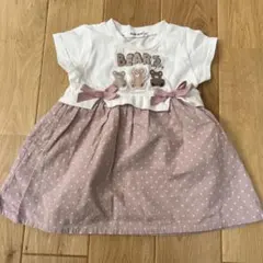 ベビー半袖ワンピース80 スラップスリップ80 女の子ワンピース80のサムネイル