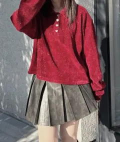 nemne store キラキララメモールポロニット