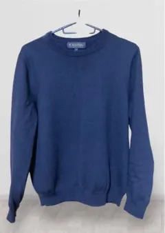 ブルックスブラザーズ イタリアンメリノウール ニット 紺 S