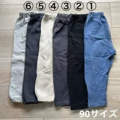 サイズ90 レギンスパンツ(ズボン) ユニクロ5着　まとめ売り