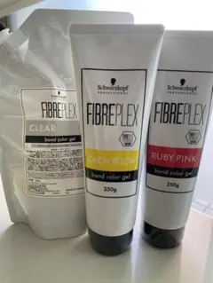 【新品未使用】シュワルコフFIBREPLEX ボンドカラージェル 3点セットのサムネイル