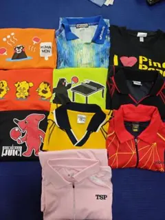 卓球ウェアセット 多彩なデザイン　全部ユニフォーム